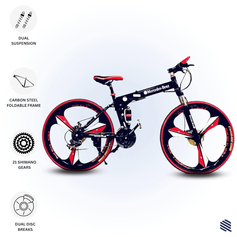 Mercedes Benz Foldable Bicycle For Unisex